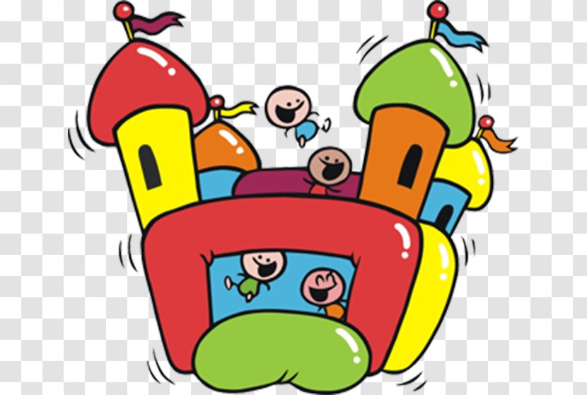 Inflatable Bouncers Castle Party Clip Art - Entertainment - Bouncy Transparent PNG