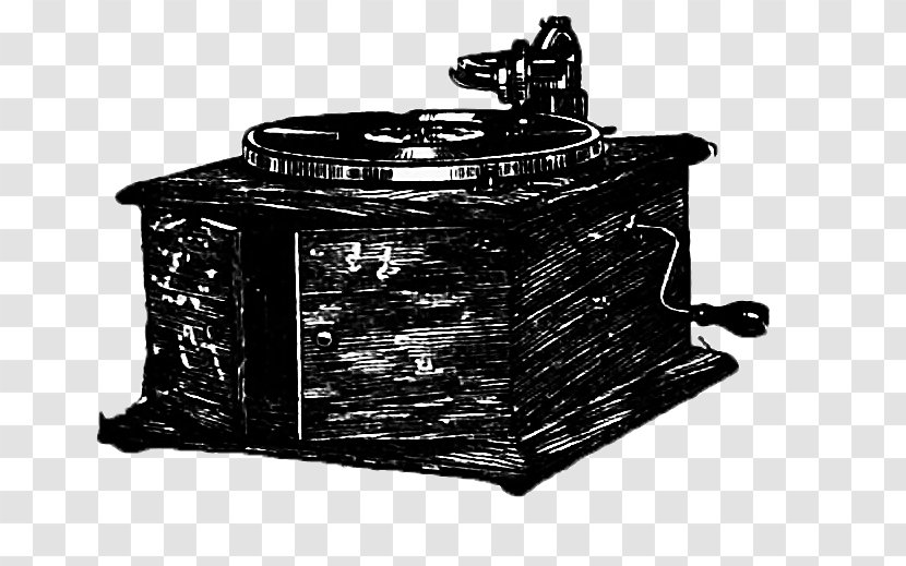 Adventures In Steam Monochrome Photography Steampunk - Charles Babbage - Gramophone Transparent PNG