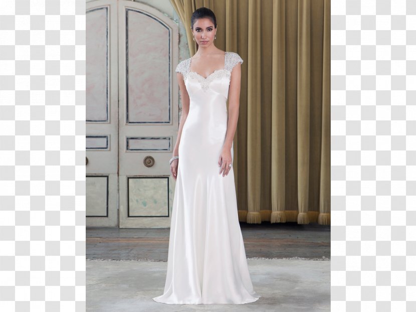 Wedding Dress Bride Neckline - Silhouette Transparent PNG
