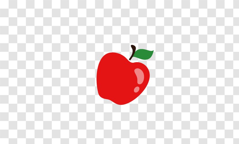 Apple Cartoon - Drawing - Vector Transparent PNG