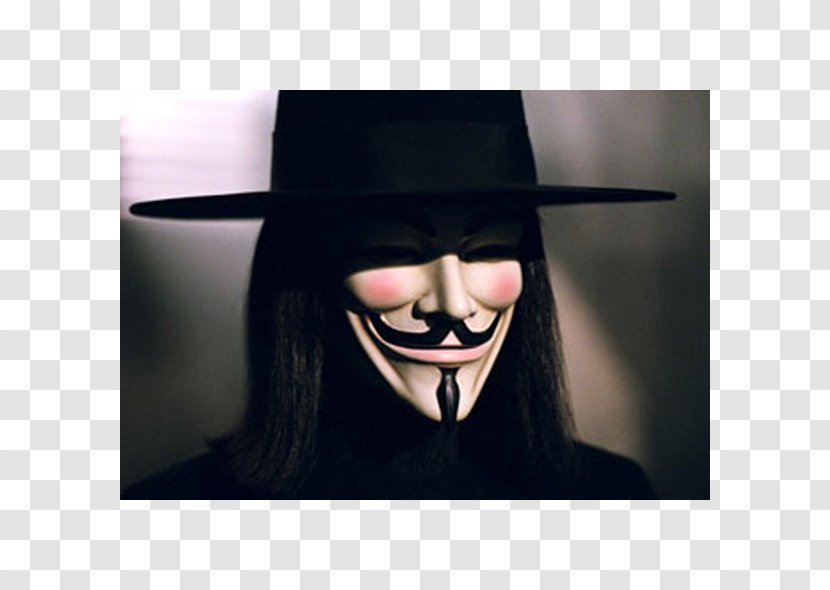 V Guy Fawkes Mask Gunpowder Plot YouTube - Headgear - Youtube Transparent PNG