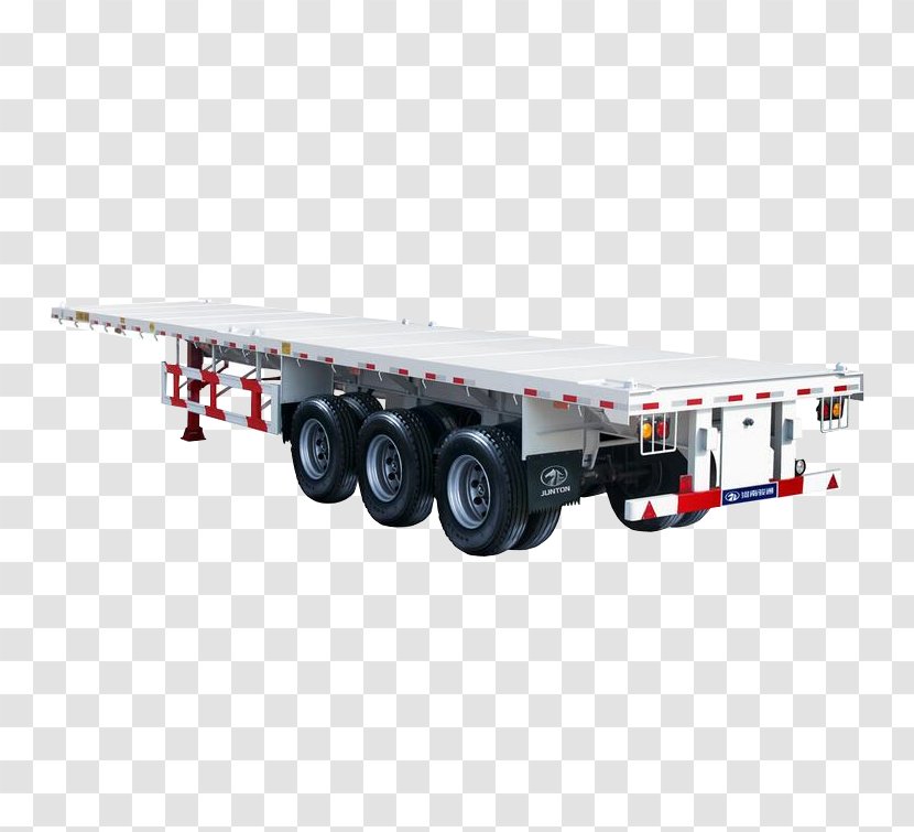 Semi-trailer Truck Flatbed - Vehicle Transparent PNG