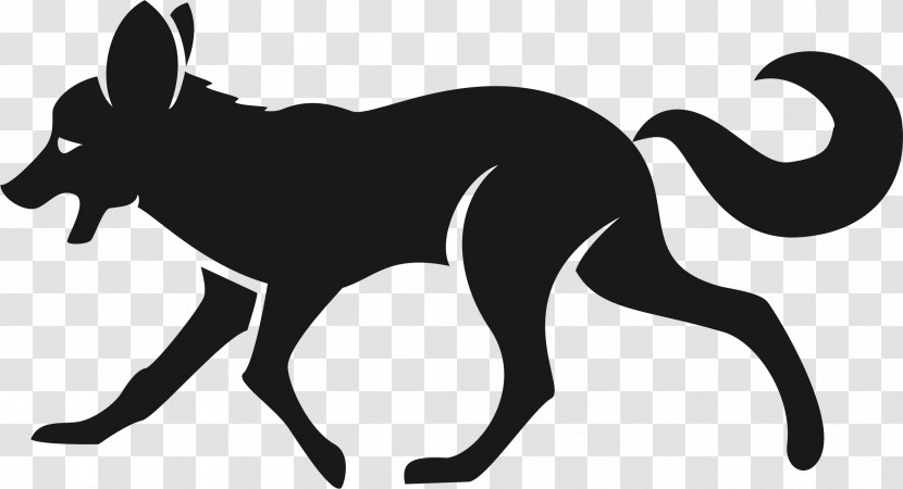 Red Fox Silhouette Clip Art - Horse Like Mammal - Clipart Transparent PNG