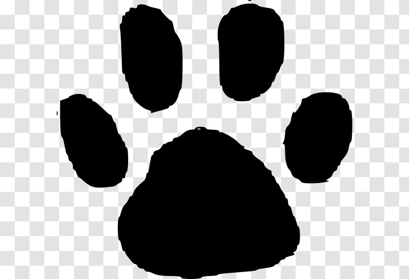 Dog Tiger Cat Animal Track Clip Art - Silhouette Transparent PNG