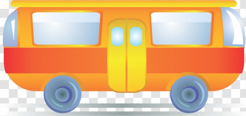 Bus Cartoon - Vehicle Transparent PNG