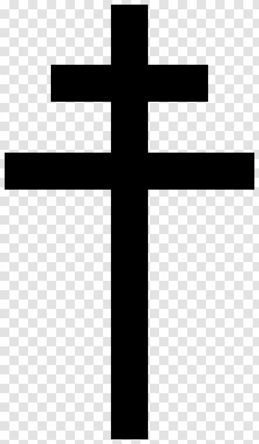 Patriarchal Cross Christian Of Lorraine Archiepiscopal - Crosses In Heraldry Transparent PNG
