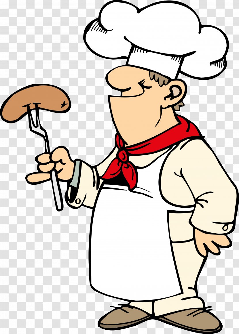 Hot Dog Clip Art Chef Image Cooking - Humour Transparent PNG