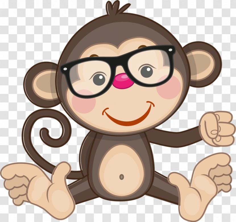 Clip Art Vector Graphics Illustration Royalty-free Monkey - Cartoon Transparent PNG