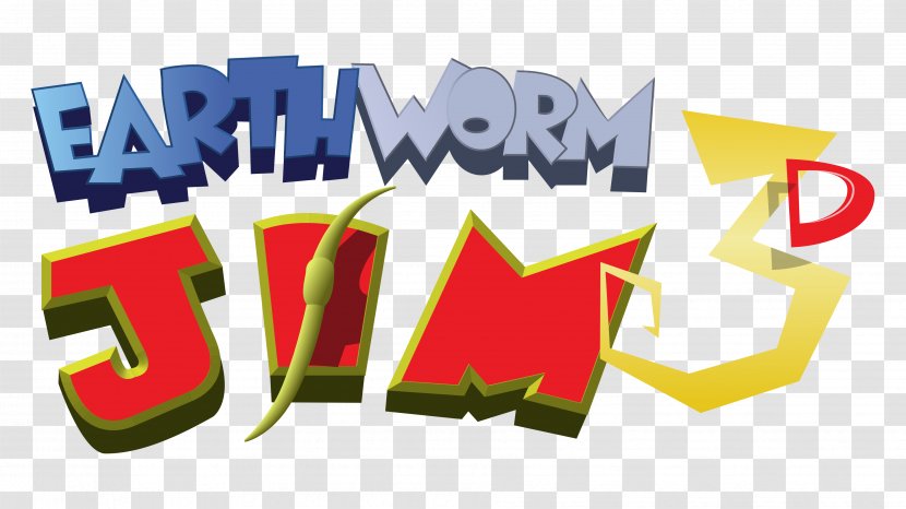 Earthworm Jim 3D Nintendo 64 Logo Brand - 3d Transparent PNG
