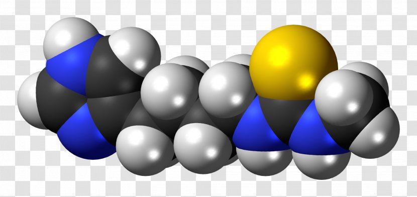 Space-filling Model Octane Ball-and-stick Burimamide Molecule - Secretion Transparent PNG