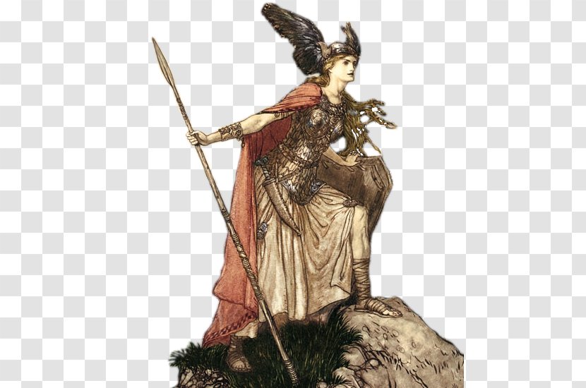 Brunhild Manji Valkyrie Der Ring Des Nibelungen Illustrator - Classical Sculpture - Period Costume Transparent PNG