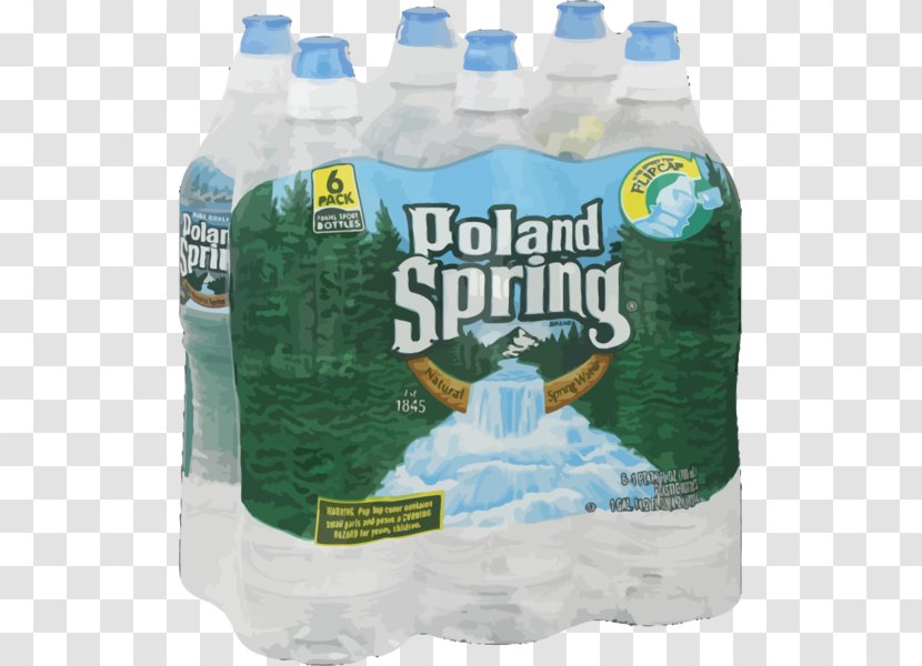 Mineral Water Carbonated Bottled Poland Spring - Drink Transparent PNG