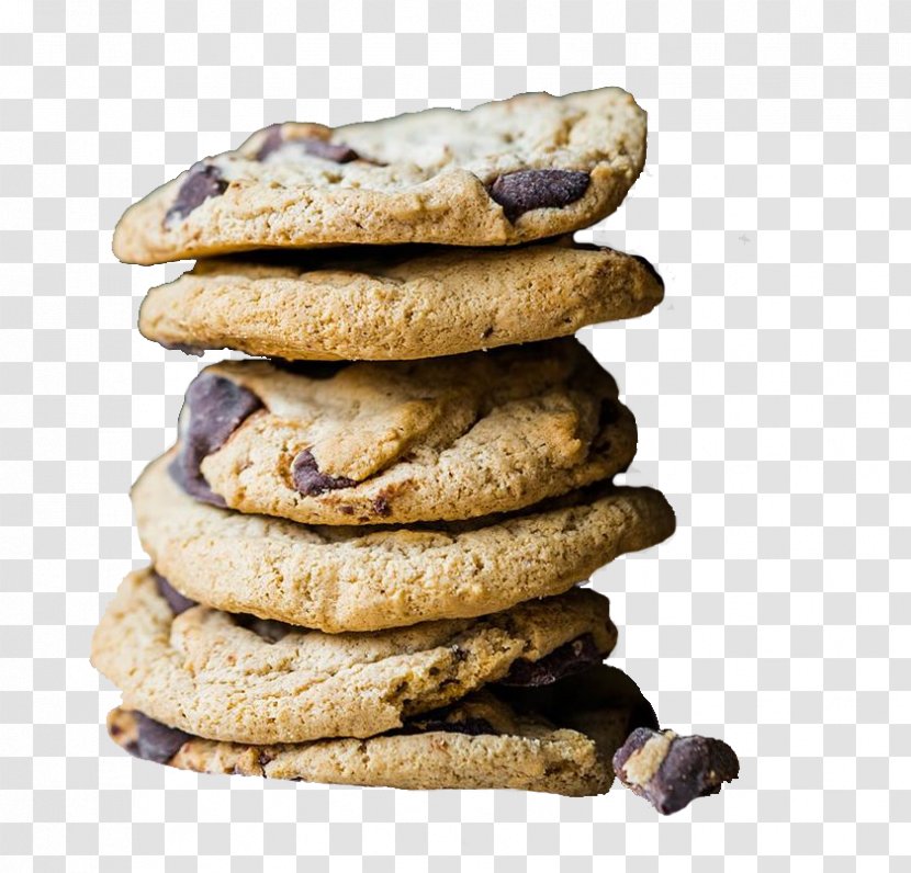 Chocolate Chip Cookie Peanut Butter Biscuits Dough - Biscuit Transparent PNG