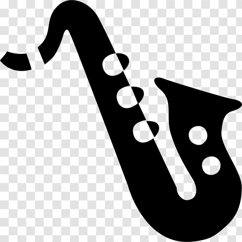 Alto Saxophone - Silhouette Transparent PNG