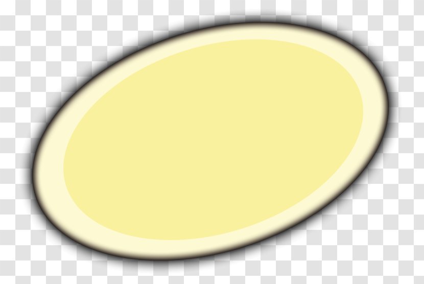 Circle Oval Material - Yellow - 11 Transparent PNG