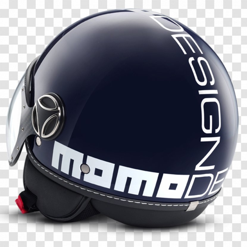 Helmet Momo Motorcycle Car Black - Bicycle Transparent PNG