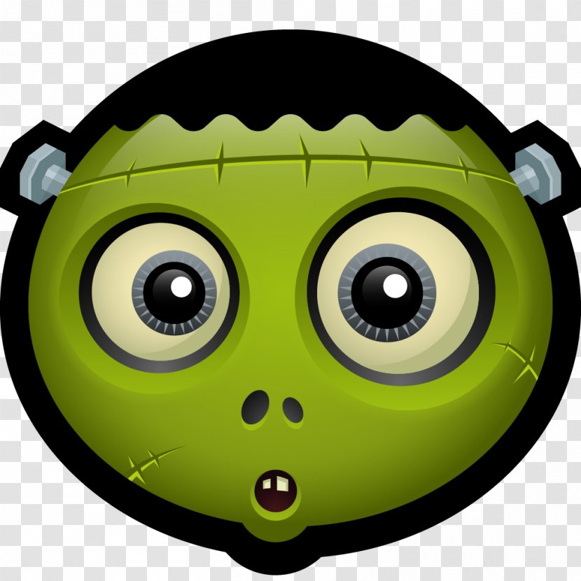 Frankenstein Smiley - Avatar Transparent PNG