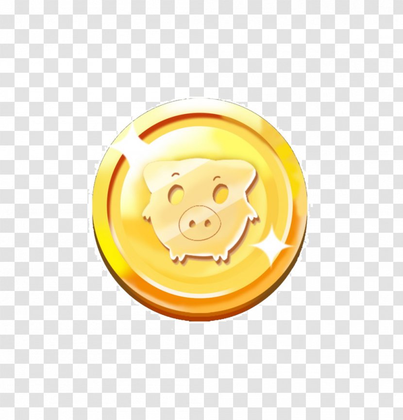 Domestic Pig Gold Coin Screenshot Transparent PNG
