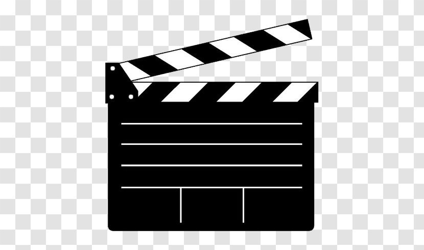 Clapperboard Film Director Clip Art - Video - Black And White Transparent PNG