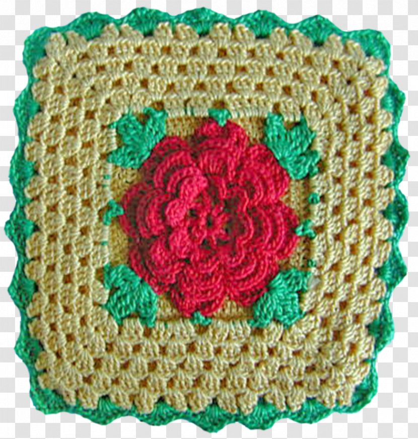 Doily Crochet Petal Magenta Pattern Transparent PNG