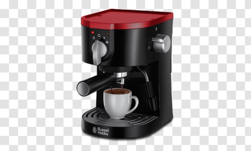Espresso Machines Coffeemaker Russell Hobbs - Kitchen Appliance - Coffee Transparent PNG