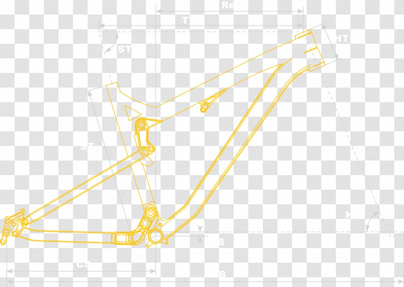 Line Point Angle - Bicycle Frames - Design Transparent PNG