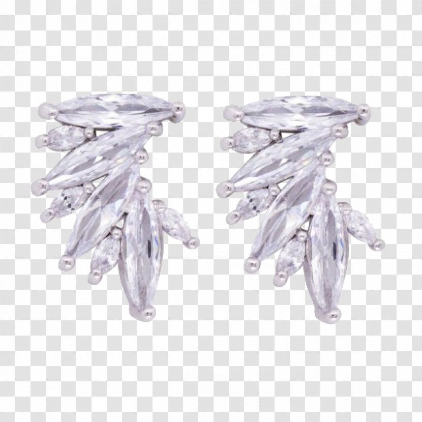 Crystal Earring Swarovski AG Jewellery Silver Transparent PNG