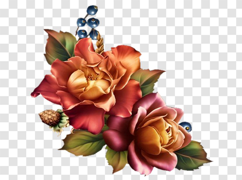 Flower Painting Floral Design Art Clip - Rose Transparent PNG