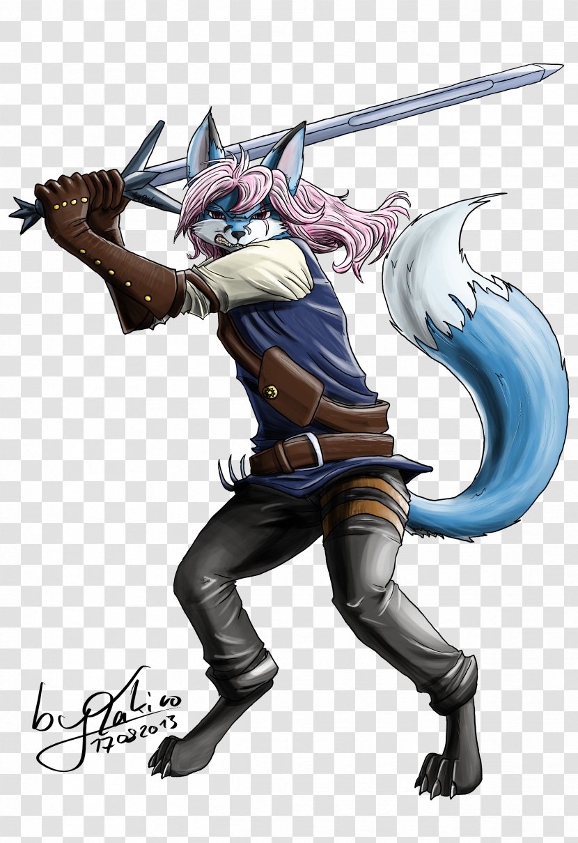 Sword Legendary Creature The Woman Warrior Cartoon - Watercolor - Geralt Of Rivia Transparent PNG