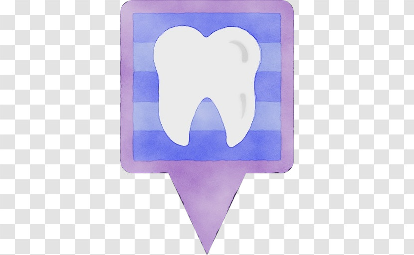 Tooth Purple Meter Transparent PNG