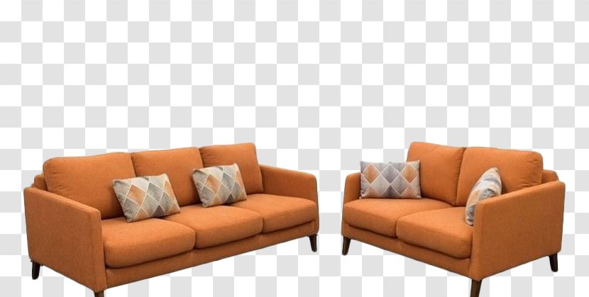 Loveseat Couch Table Living Room Sofa Bed - Material Transparent PNG