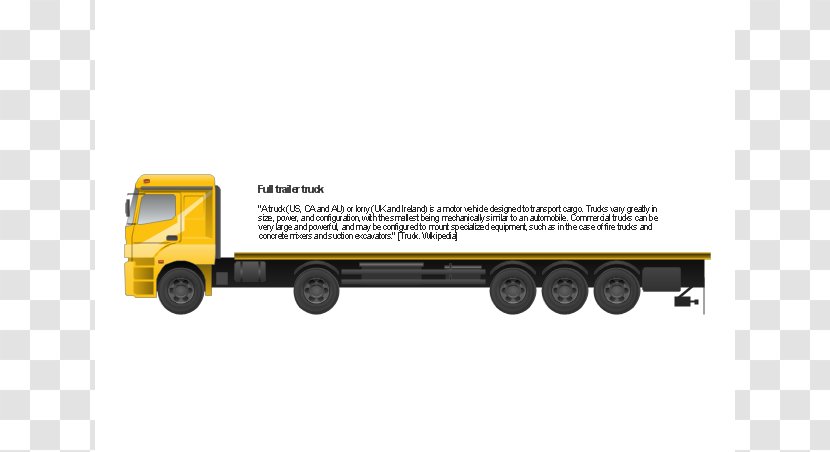 Semi-trailer Truck Dump Clip Art - Semitrailer - Trailer Cliparts Transparent PNG