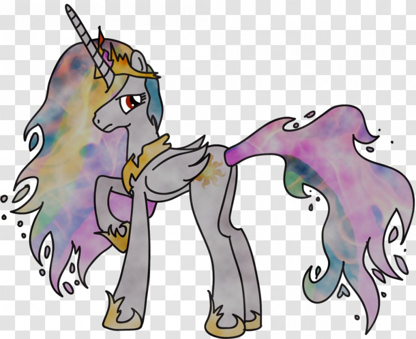 Pony Princess Celestia Horse Unicorn - Heart Transparent PNG