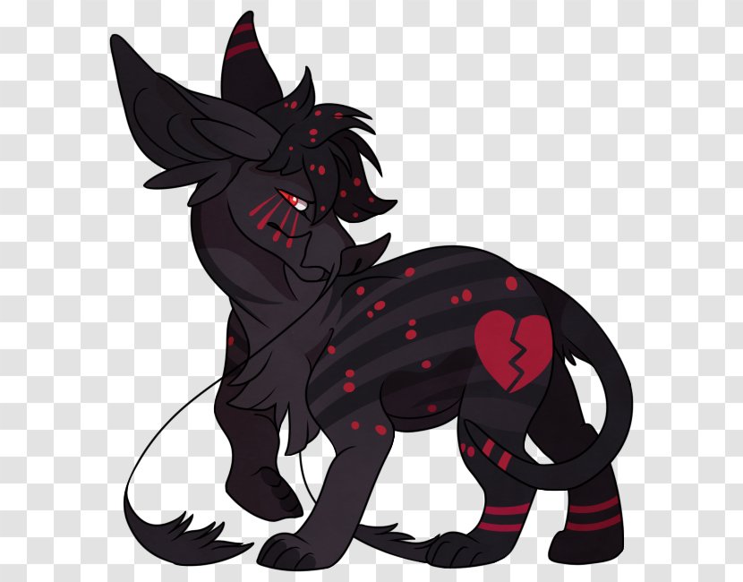 Cat Horse Dog Canidae Demon - Black M Transparent PNG