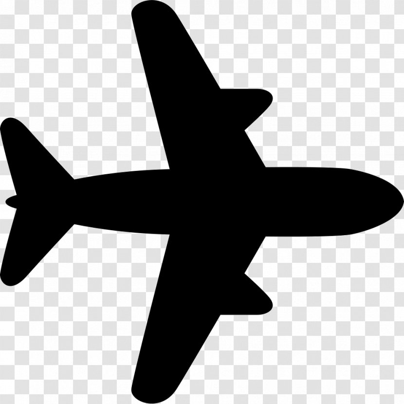 Airplane ICON A5 Black Plane Free Flight - Silhouette Transparent PNG