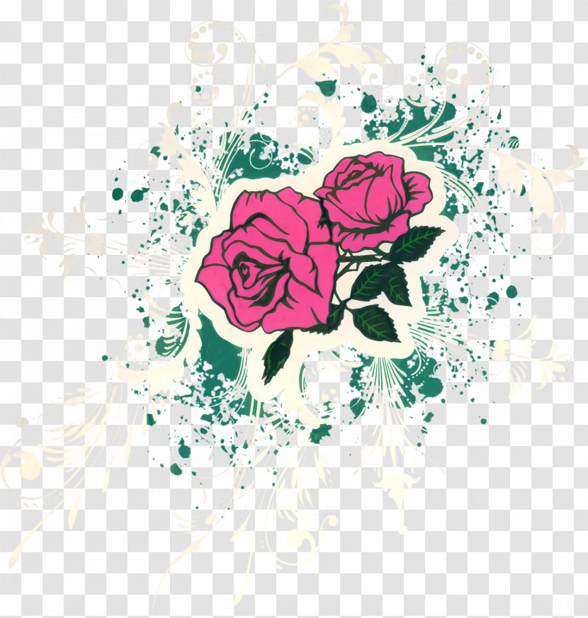 Garden Roses Floral Design Illustration Flower - Petal Transparent PNG