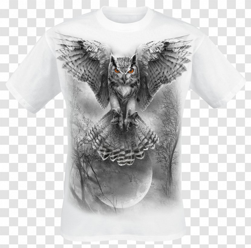 T-shirt Sleeve Clothing Neckline - Bird Of Prey Transparent PNG