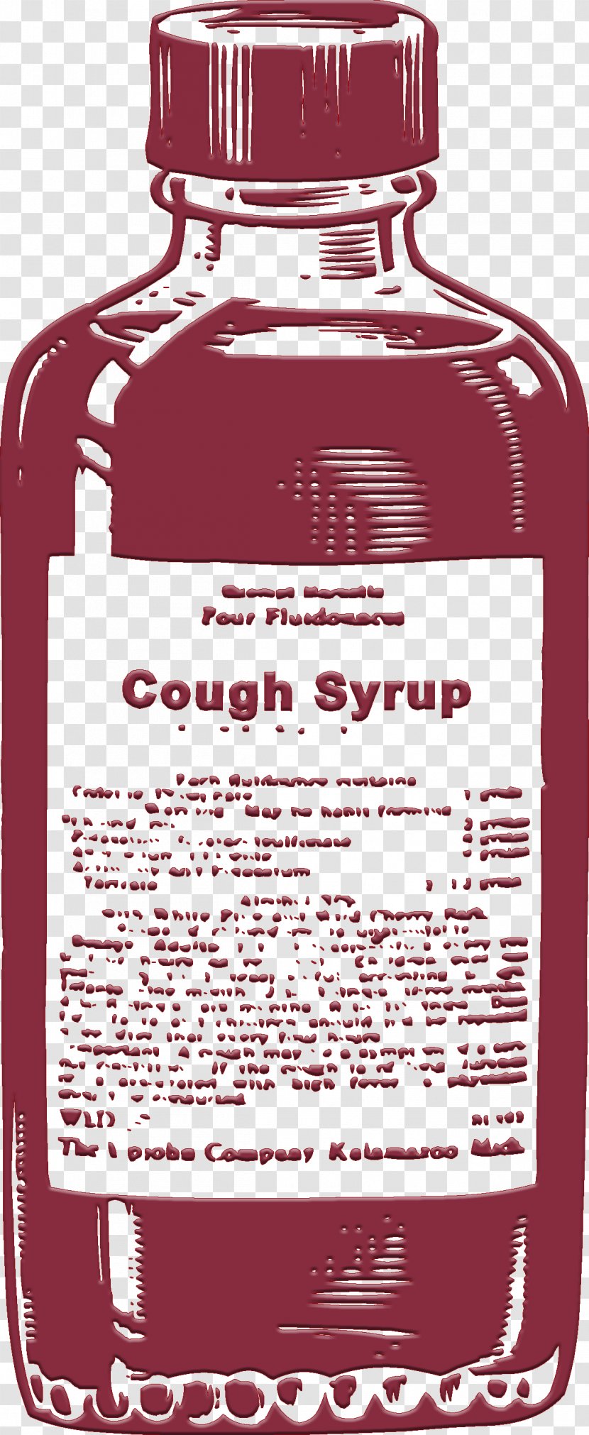 Codeine Purple Drank Cough Medicine Dextromethorphan - Syrup Transparent PNG