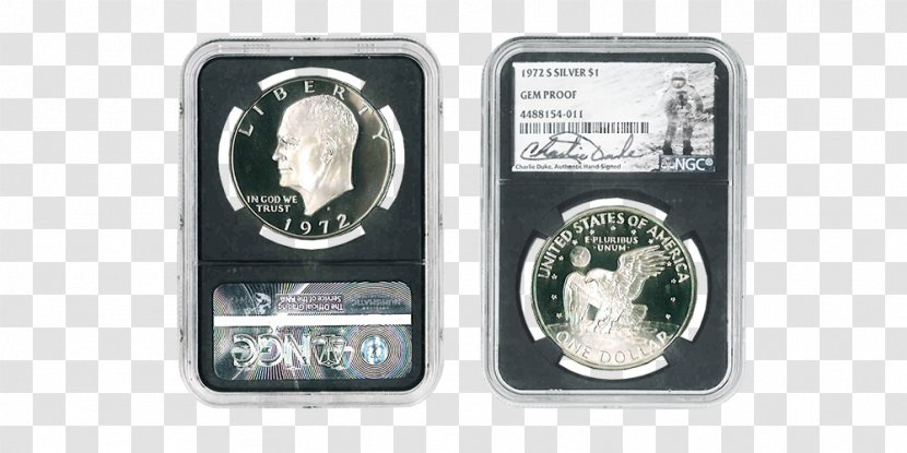 Silver Computer Hardware - Eisenhower Dollar Transparent PNG