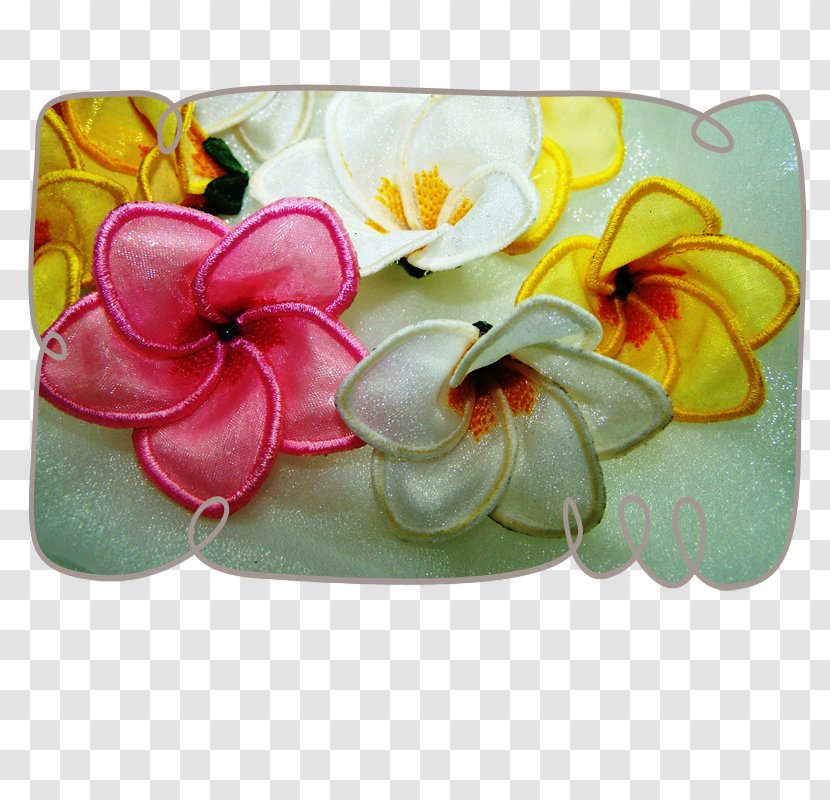 Frangipani Event & Floral Design Flower Embroidery Drawing Lace - Tablecloth - Plumeria Transparent PNG