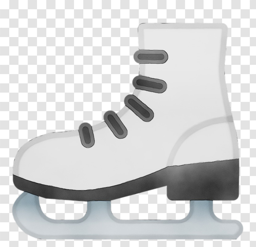 Figure Skate Ice Hockey Equipment Footwear Ice Skate White Transparent PNG