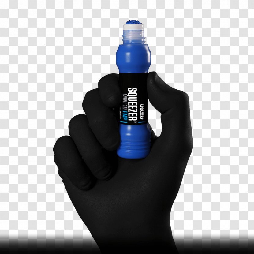 Sirloin Tip Grog Cobalt Blue Finger Bottle Transparent PNG