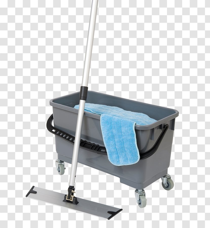 Mop Bucket Cart Laundry Health Care - Electric Blue - Cleaning Transparent PNG
