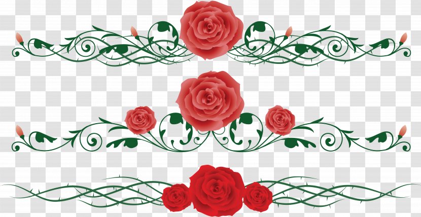 Rose Vine Flower Thorns, Spines, And Prickles Clip Art - Flowering Plant - Chinese Border Transparent PNG