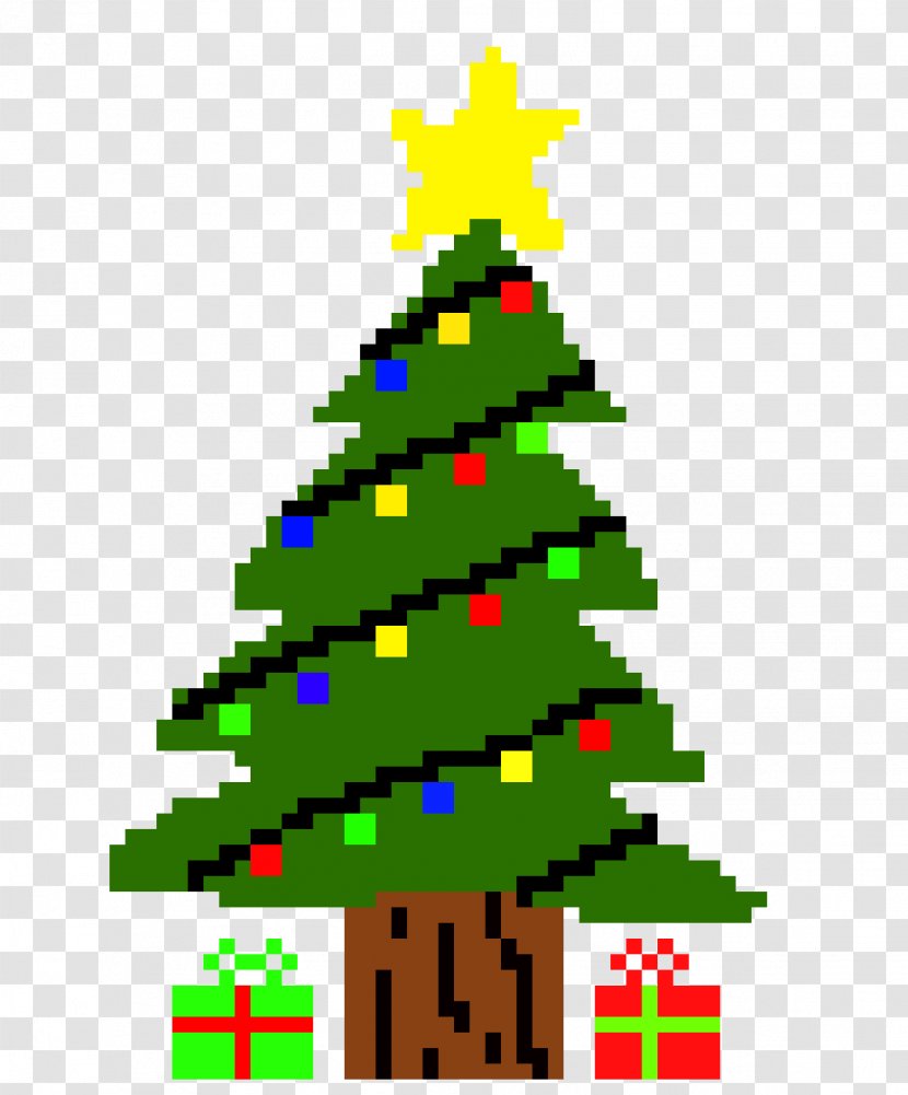 Christmas Tree Clip Art - Spruce - Pixel Transparent PNG
