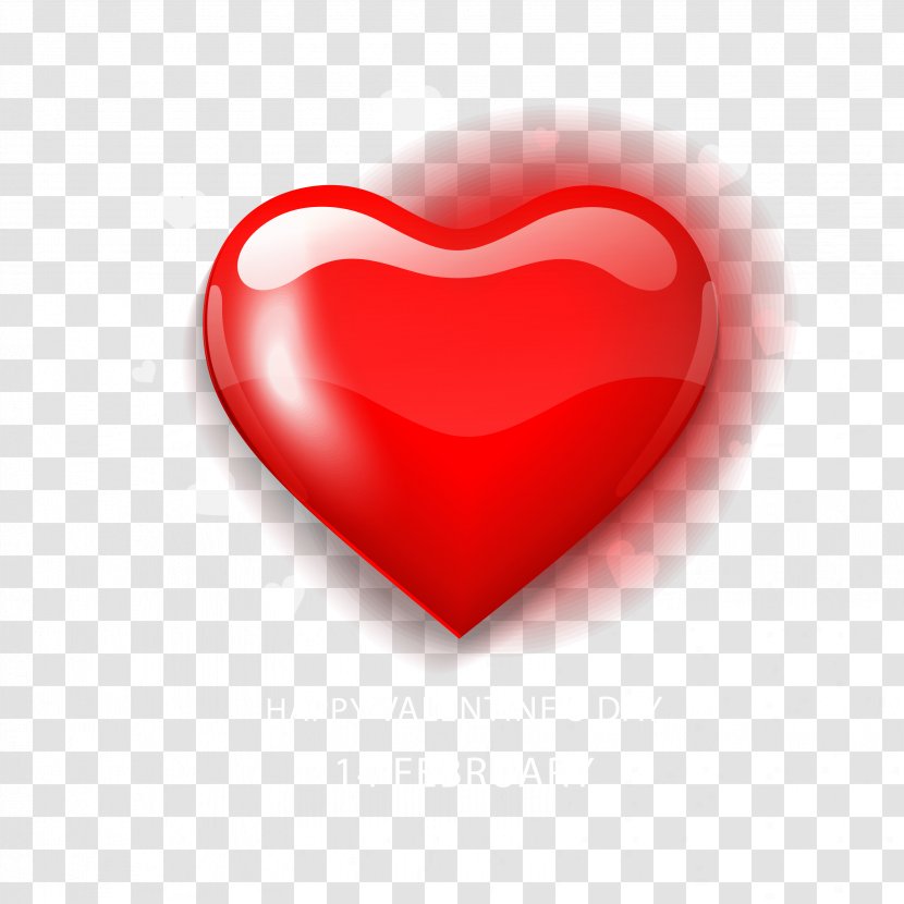 Heart Euclidean Vector - Cartoon - Heart-shaped Material Transparent PNG