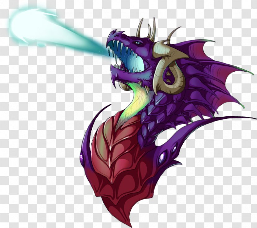 Illustration Cartoon Purple - Mythical Creature Transparent PNG