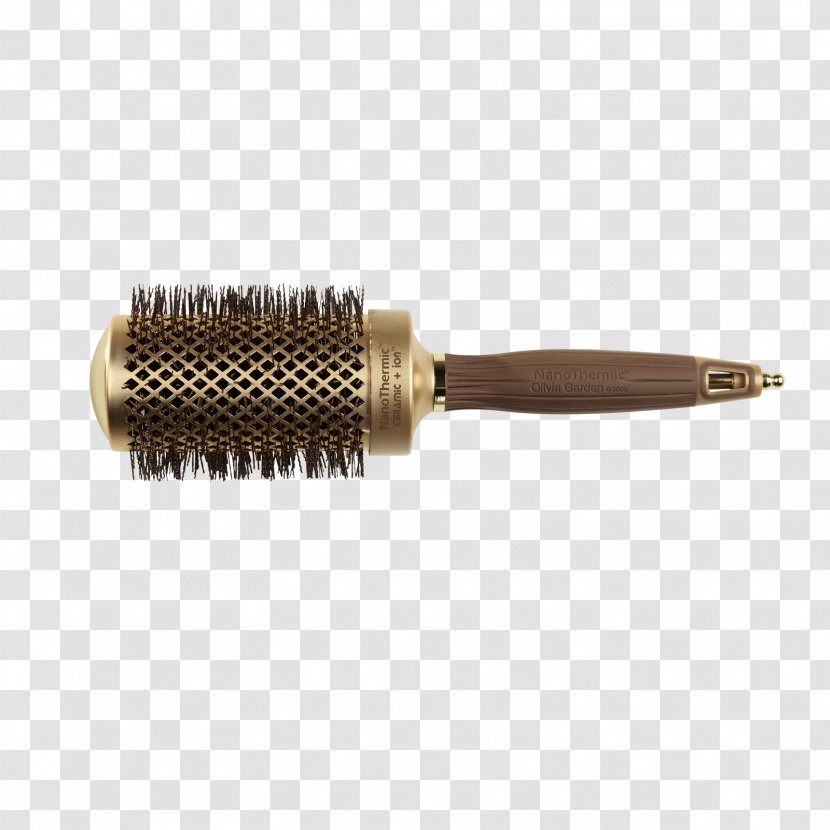 Olivia Garden Ceramic Ion Brush + Nano Thermic Thermal Hairbrush Ci - Ceramicion - Hair Transparent PNG