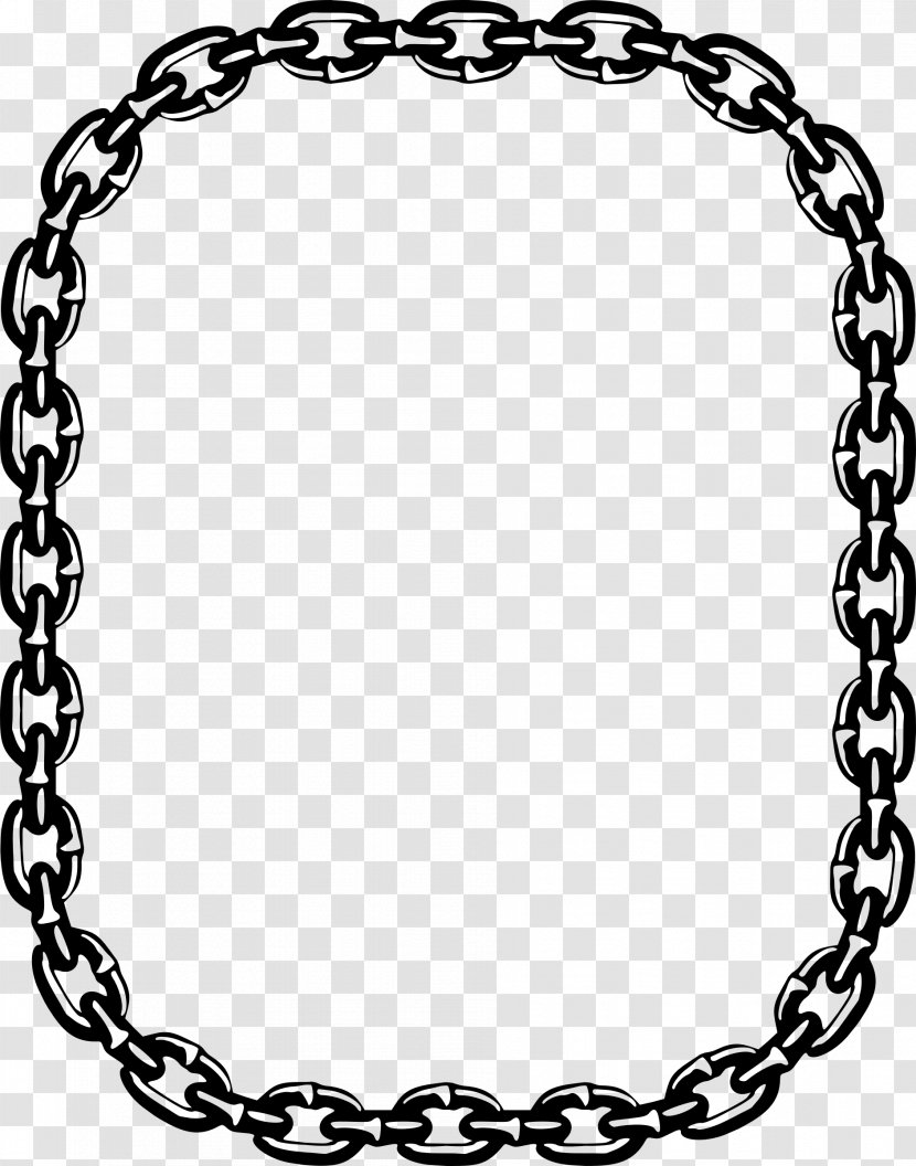 Earring Chain Picture Frames Necklace Clip Art - Body Jewelry - Chains Transparent PNG