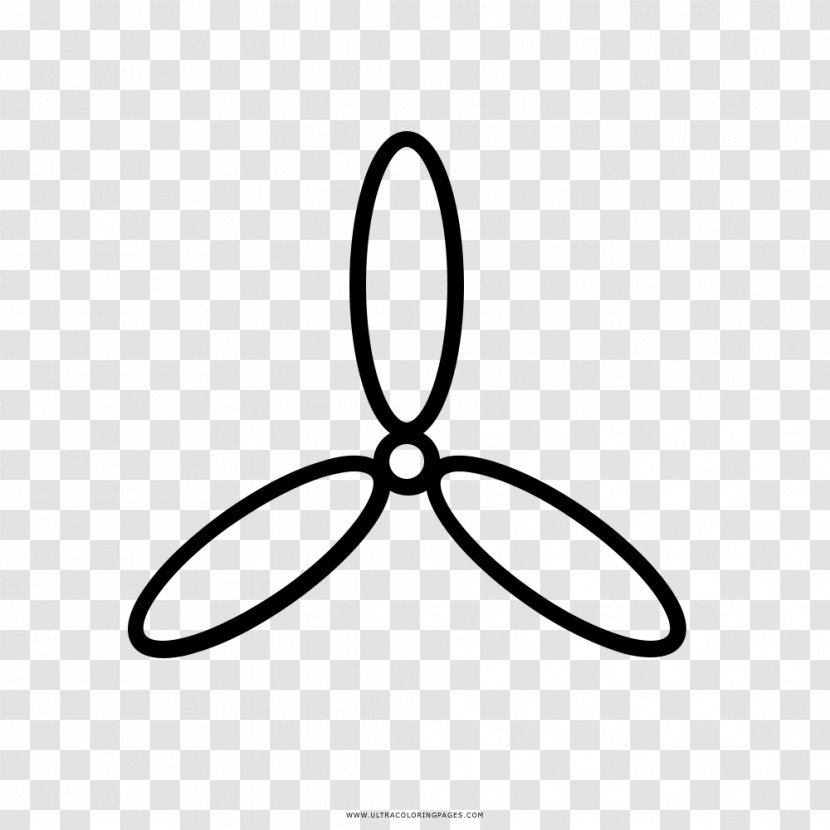 Drawing Propeller Black And White Airplane Coloring Book Transparent PNG